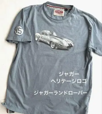 새상품급 JAGUAR 티셔츠 헤리티지 로고 자동차 재규어 랜드로버