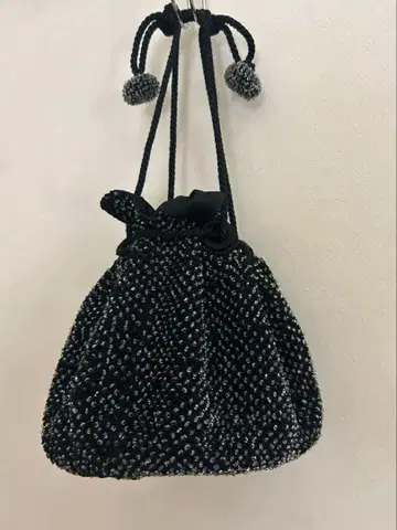 빈티지 비즈 복조리 백