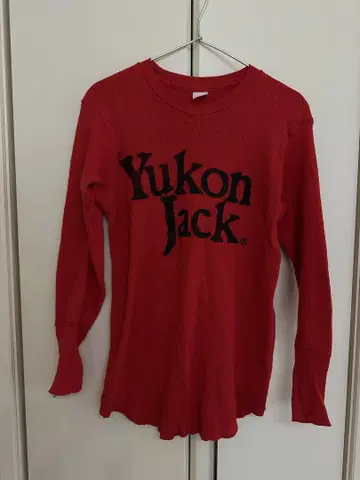 vintage 빨간색 와플 상의 티셔츠