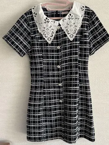 titty&Co. PETIT 체크 무늬 미니 원피스 S 사이즈