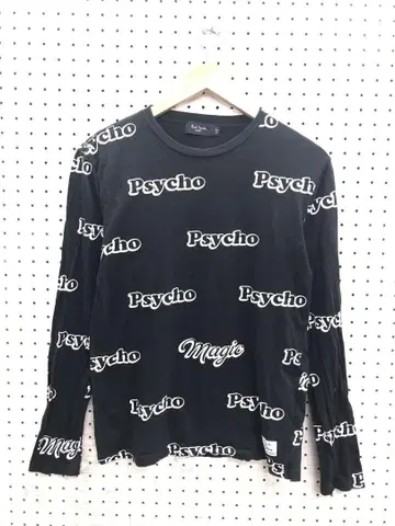 Paul Smith Jeans 스트릿 PSYCHO 영문 프린트 롱T