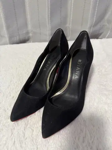 DIANA 다이애나 스웨이드 하이힐 펌프스 블랙 24cm 일본제
