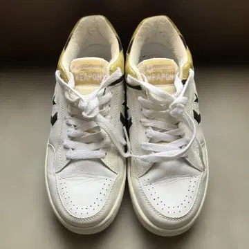 컨버스 WEAPON 2 OX WHITE/GOLD