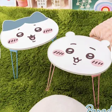 치이카와 오카오 접이식 미니 테이블 치이카와 하치와레
