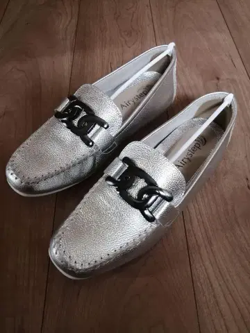 Airystep 드라이빙 슈즈 실버 24.5cm 3E