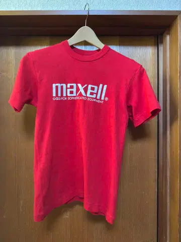 maxell 기업 티셔츠