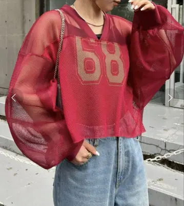 차오패닉 티피 에신타 메쉬 소재 긴팔 티셔츠