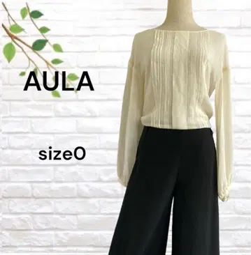 AULA 아우라 바이컬러 올인원 살로펫 상의 실크 100%