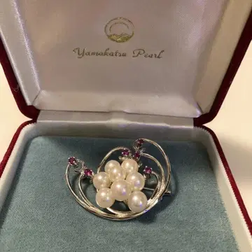 Yamakatsu Pearl 진주 브로치