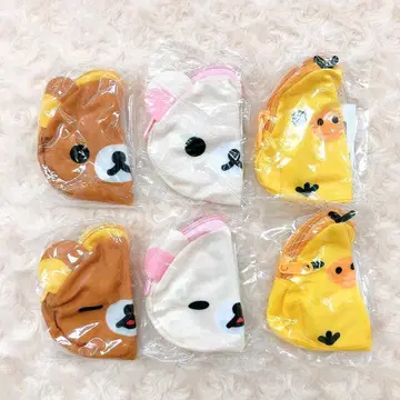 리락쿠마 미니 백팩 파우치 전6종 풀컴프