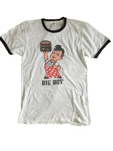 레어 BIG BOY 빅 보이 빈티지 링거 티셔츠 size M