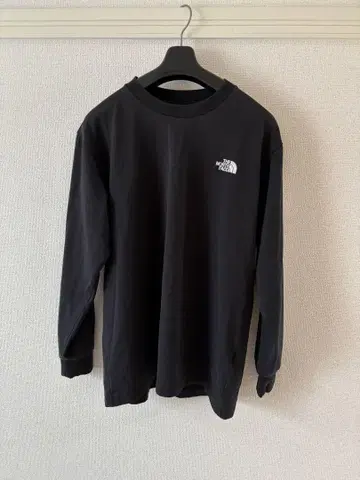 THE NORTH FACE 블랙 롱 슬리브 티셔츠 M