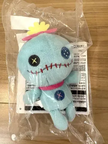 제일복권 리로&스티치 D상 봉제 인형 마스코트 키링 스크램프