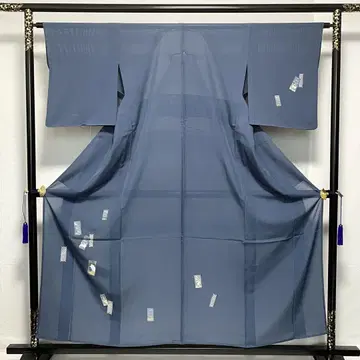 D181 여름 기모노 호몬기 토끼 명주 순수 실크 새상품급