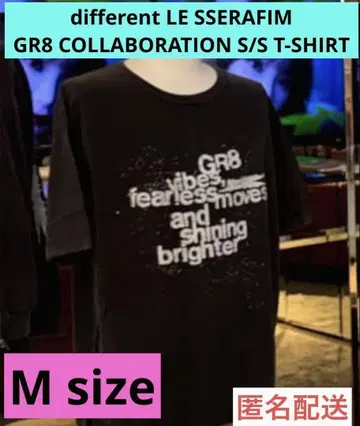 [새상품] GR8 르세라핌 COLLABORATION 티셔츠 M 사이즈