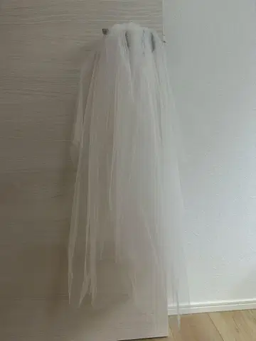 와타베웨딩 크리스탈 숏 베일 그로브 세트