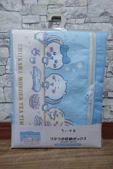 치이카와 (먼작귀) 뚜껑이 있는 수납 박스 지퍼 타입