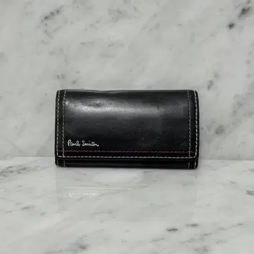 Paul Smith 폴스미스 4연 키케이스 천연 가죽 블랙