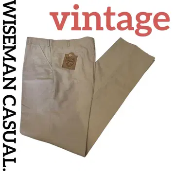 80's 데드 스탁 'WISEMAN CASUAL' 슬랙스