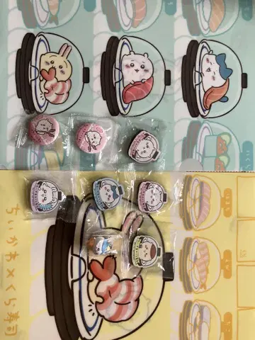 치이카와 쿠라스시 파일 마그넷 키링 캔뱃지