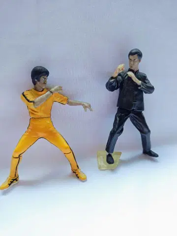 블루스 리 피규어 2개 세트