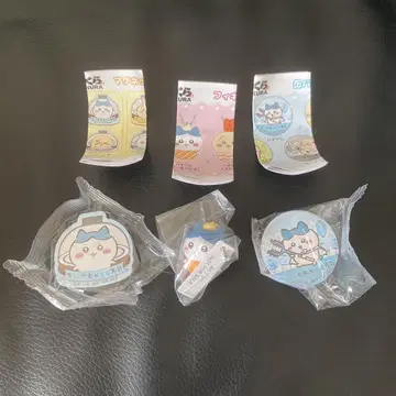 치이카와 (먼작귀) 쿠라스시 하치와레 키링 캔 배치 마그넷