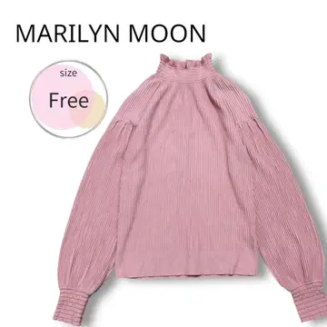 Marilyn Moon 레이온 나일론 플리츠 니트 립플 2way 니트