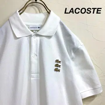 새상품급 LACOSTE 라코스테 쓰리 골드 로고 피케 셔츠