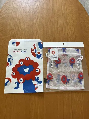 새상품 엑스포 밋밋한 레이스 복조리 파우치 밋밋한 컬러 복조리