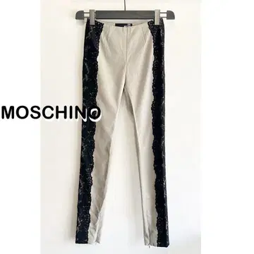 LOVE MOSCHINO 모스키노 사이드 레이스 팬츠