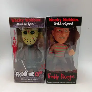 FUNKO WACKY WOBBLER 제이슨 & 프레디 목이 흔들리는 인형