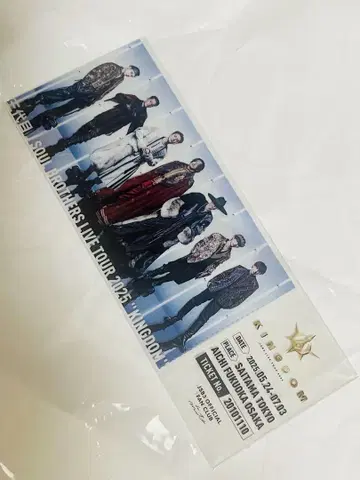 3대째 J SOUL BROTHERS 클리어 픽처 티켓 FC 신규 가입
