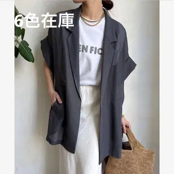 DouDou 메쉬 반팔 자켓