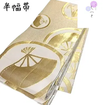 5 엣또 반폭 오비 부채 금