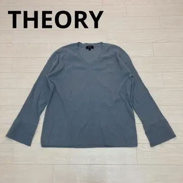 Theory 띠어리 V넥 니트 티셔츠 소매 슬리브