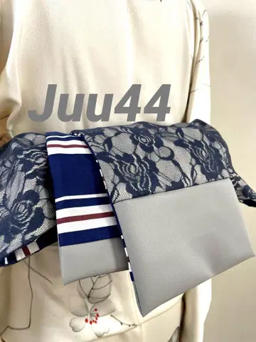 Juu-44 영문 프린트 절개 디자인 성인용 오비 반폭 오비 유카타