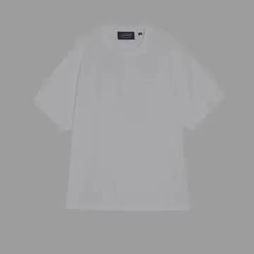 HANDROOM POLYESTER COTTON FEEL T 화이트