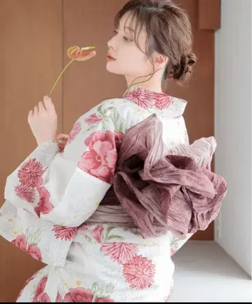 다이쇼 로망 모란 모음 [완판템] DITA 유카타 세트 DITA