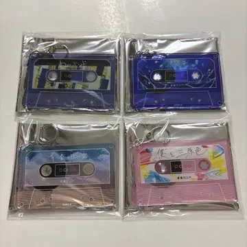 결속 밴드 카세트 테이프풍 아크릴 참 A