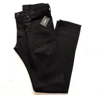 MINEDENIM S.Slim STR 5 POCKET BLK 32 미사용