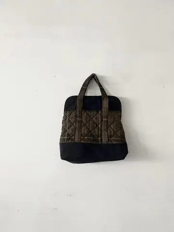 khaki and co 퀼팅 토트백