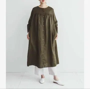 새상품 fog linen work 렌 원피스 REN DRESS