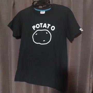 CUNE 큔 감자 POTATO 감자 티셔츠 블랙 XS