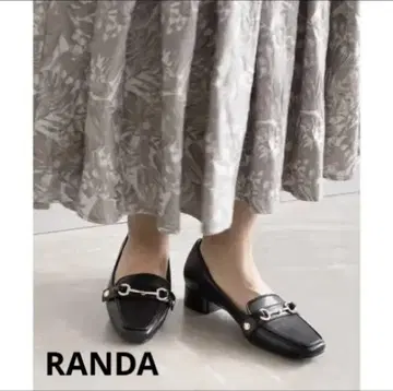 RANDA 3way 벨트 로퍼, 옐로우 컬러 펌프스 세트