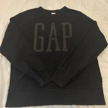 GAP 블랙 맨투맨 M