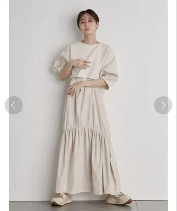 emmi 발수 종이상자 원피스 콤비
