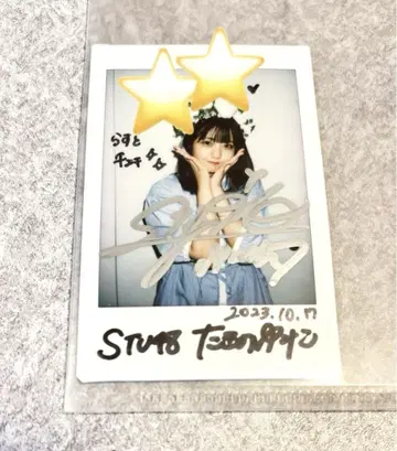 STU48 너는 무엇을 후회하는가? 타키노 유미코 친필 사인 폴라로이드