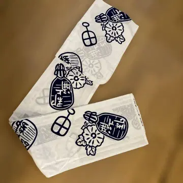 기 구죠오도리 패턴의 유카타