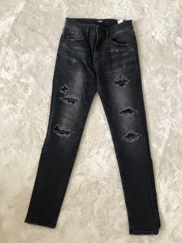 AZUL BY MOUSSY 블랙 데님 XS 사이즈