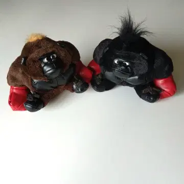고릴라 봉제 인형 2개 세트